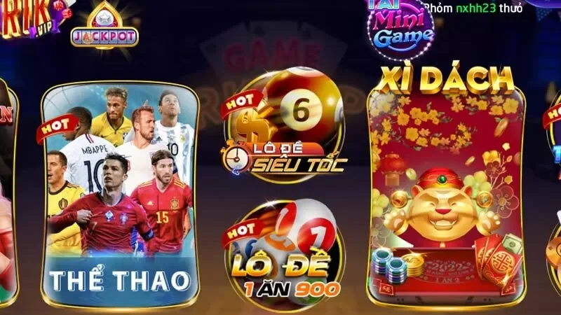 Rik Vip - Những trò chơi hot nhất tại cổng game Rik Vip